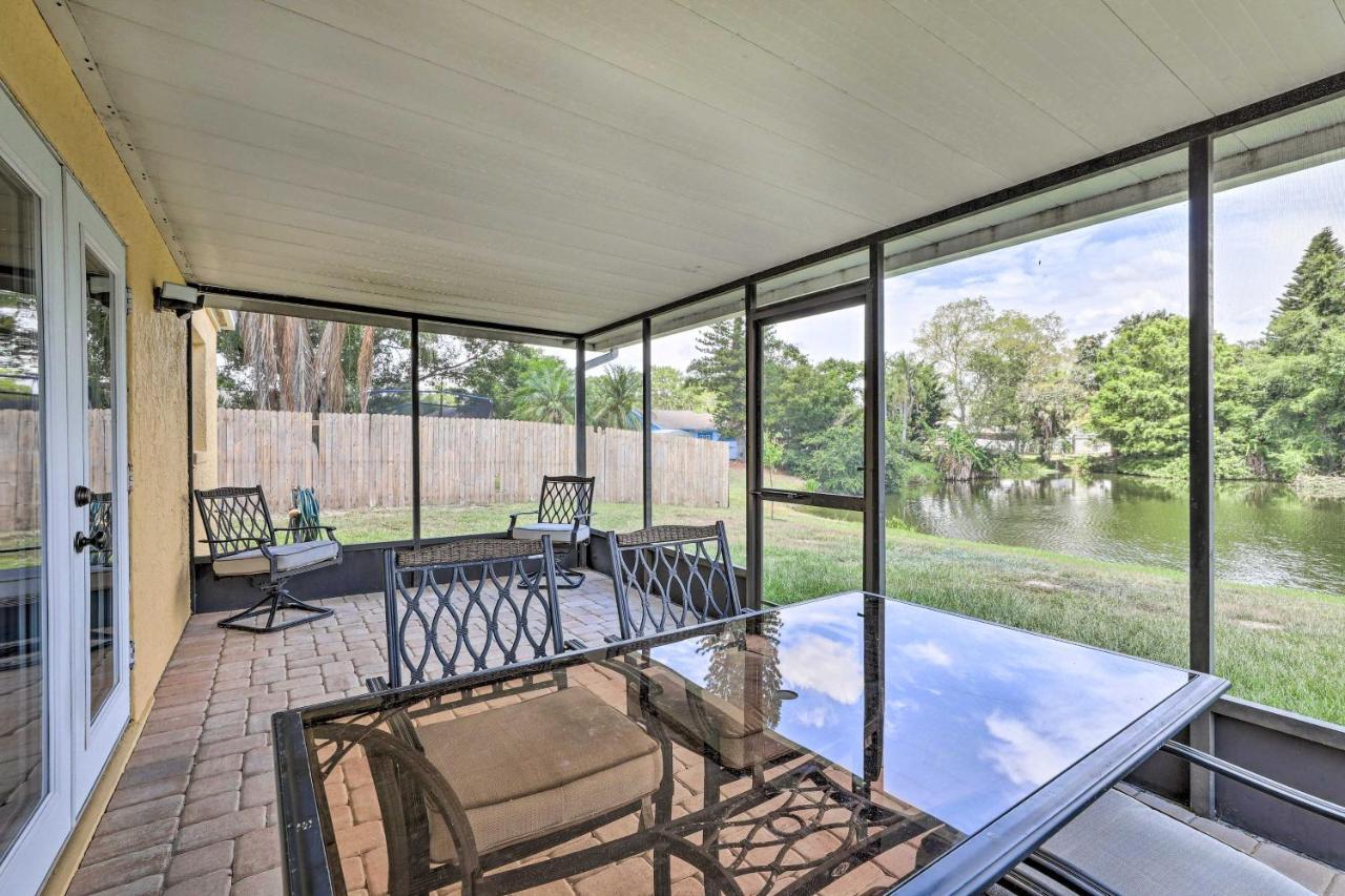 Lanai And Pond At Tranquil Bradenton Retreat! Vila Exterior foto
