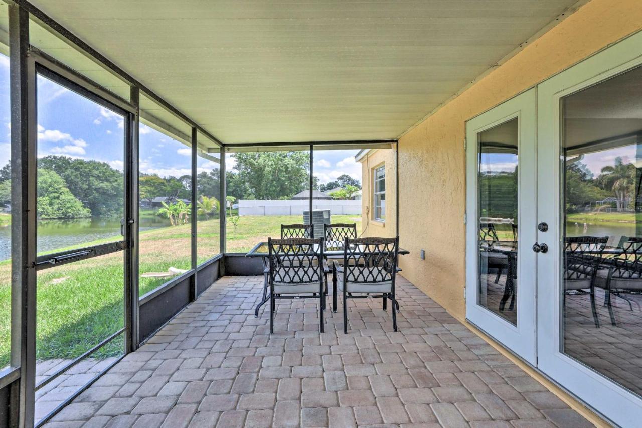 Lanai And Pond At Tranquil Bradenton Retreat! Vila Exterior foto
