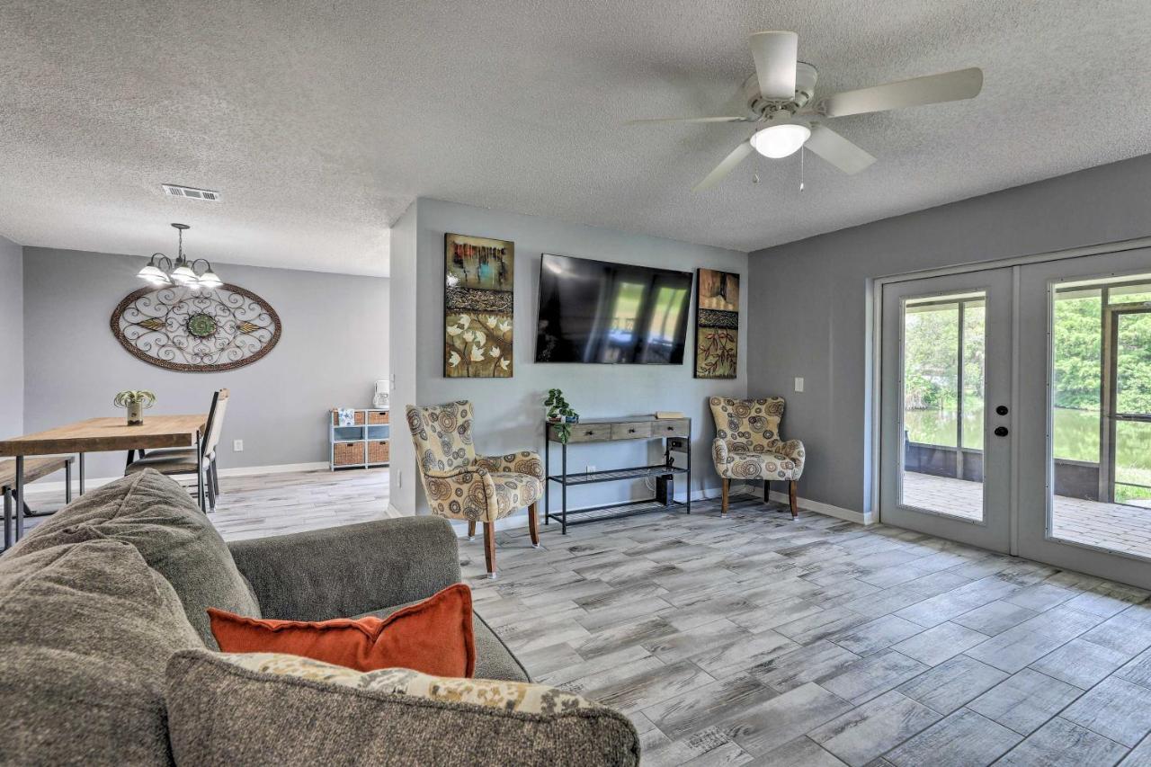 Lanai And Pond At Tranquil Bradenton Retreat! Vila Exterior foto